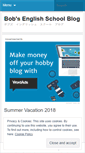 Mobile Screenshot of bobsenglish.wordpress.com