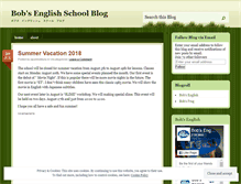 Tablet Screenshot of bobsenglish.wordpress.com