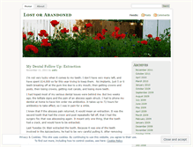 Tablet Screenshot of lostorabandoned.wordpress.com
