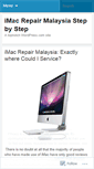 Mobile Screenshot of imacrepairmalaysia.wordpress.com
