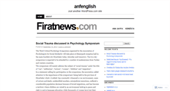 Desktop Screenshot of anfenglish.wordpress.com