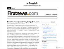 Tablet Screenshot of anfenglish.wordpress.com