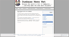 Desktop Screenshot of dumbassnewsnet.wordpress.com