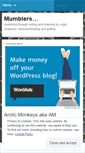 Mobile Screenshot of mumblers.wordpress.com