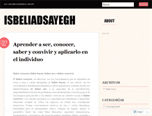 Tablet Screenshot of isbeliadsayegh.wordpress.com