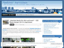 Tablet Screenshot of mannheimimpressions.wordpress.com