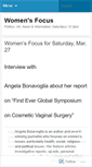 Mobile Screenshot of kunmwomensfocus.wordpress.com