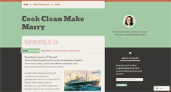 Desktop Screenshot of cookcleanmakemarry.wordpress.com