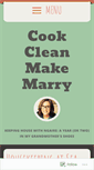 Mobile Screenshot of cookcleanmakemarry.wordpress.com