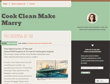 Tablet Screenshot of cookcleanmakemarry.wordpress.com
