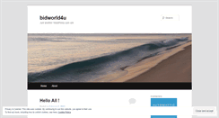 Desktop Screenshot of bidworld4u.wordpress.com