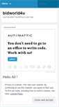 Mobile Screenshot of bidworld4u.wordpress.com
