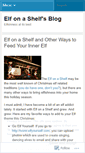 Mobile Screenshot of elfonashelf.wordpress.com