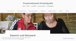 Desktop Screenshot of frauennetzwerk.wordpress.com