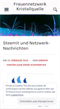 Mobile Screenshot of frauennetzwerk.wordpress.com