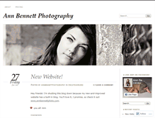 Tablet Screenshot of annbennettphotography.wordpress.com