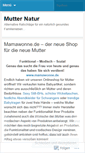 Mobile Screenshot of mutternatur.wordpress.com