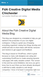 Mobile Screenshot of fdacreativedigitalmedia.wordpress.com