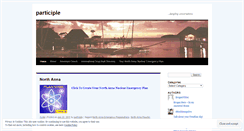 Desktop Screenshot of participle.wordpress.com