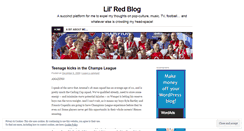 Desktop Screenshot of littlered4.wordpress.com