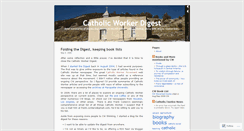 Desktop Screenshot of catholicworkerdigest.wordpress.com