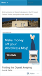 Mobile Screenshot of catholicworkerdigest.wordpress.com