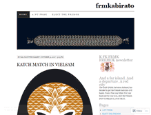 Tablet Screenshot of frmkabirato.wordpress.com