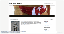 Desktop Screenshot of everymanspeedo.wordpress.com