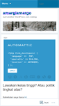 Mobile Screenshot of amargiamargo.wordpress.com