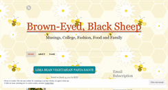 Desktop Screenshot of browneyedblacksheep.wordpress.com