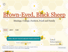 Tablet Screenshot of browneyedblacksheep.wordpress.com