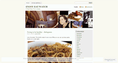 Desktop Screenshot of enjoyeatwatch.wordpress.com