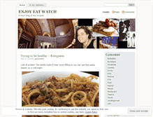 Tablet Screenshot of enjoyeatwatch.wordpress.com