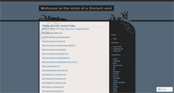 Desktop Screenshot of deviantsoul.wordpress.com