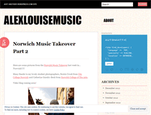 Tablet Screenshot of alexlouisemusic.wordpress.com