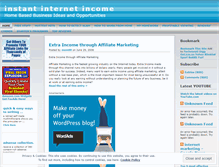 Tablet Screenshot of instantinternetincome.wordpress.com