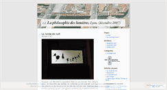 Desktop Screenshot of laphilosophiedeslumiereslyon.wordpress.com