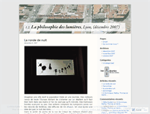 Tablet Screenshot of laphilosophiedeslumiereslyon.wordpress.com