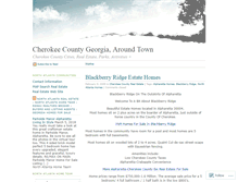 Tablet Screenshot of cherokeecounty.wordpress.com