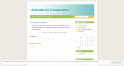 Desktop Screenshot of estimulacionprenatal.wordpress.com