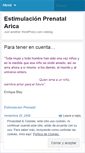 Mobile Screenshot of estimulacionprenatal.wordpress.com