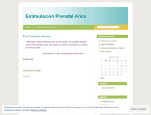 Tablet Screenshot of estimulacionprenatal.wordpress.com