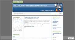 Desktop Screenshot of gitarindo.wordpress.com