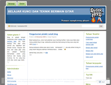 Tablet Screenshot of gitarindo.wordpress.com
