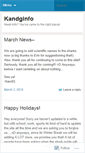 Mobile Screenshot of kandginfo.wordpress.com