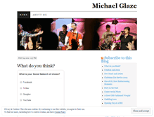 Tablet Screenshot of michaelglaze.wordpress.com