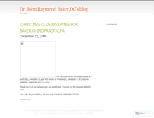 Tablet Screenshot of johnraymondbaker.wordpress.com