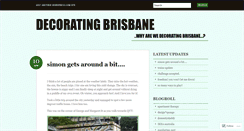 Desktop Screenshot of decoratingbrisbane.wordpress.com