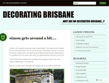 Tablet Screenshot of decoratingbrisbane.wordpress.com