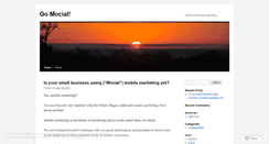 Desktop Screenshot of gomocial.wordpress.com
